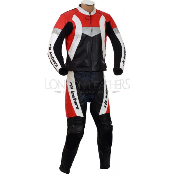 RTX Violator Red Track Day Leather Motorcycle Racing Suit RTX Violator Red Track Day Leather Motorcycle Racing Suit